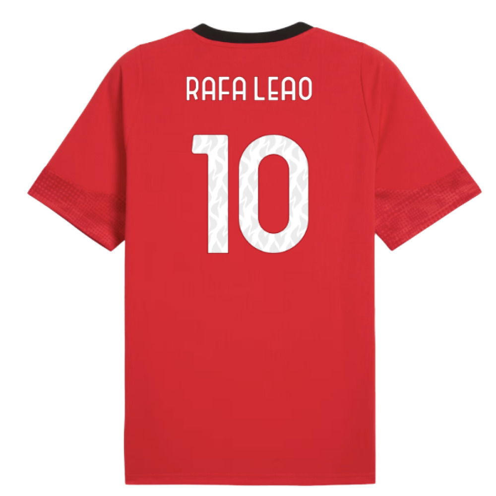 2025-2026 AC Milan Training Jersey (Red) (Rafa Leao 10)