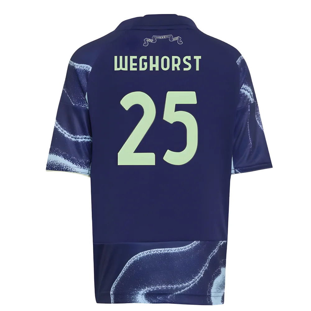 2025-2026 Ajax Away Mini Kit (Weghorst 25)