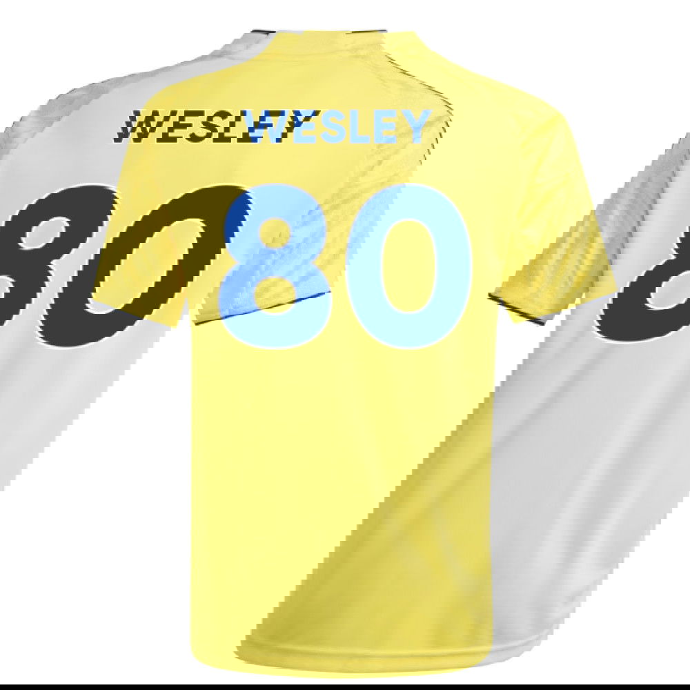 2025-2026 Al Nassr Home Shirt (Kids) (Wesley 80)
