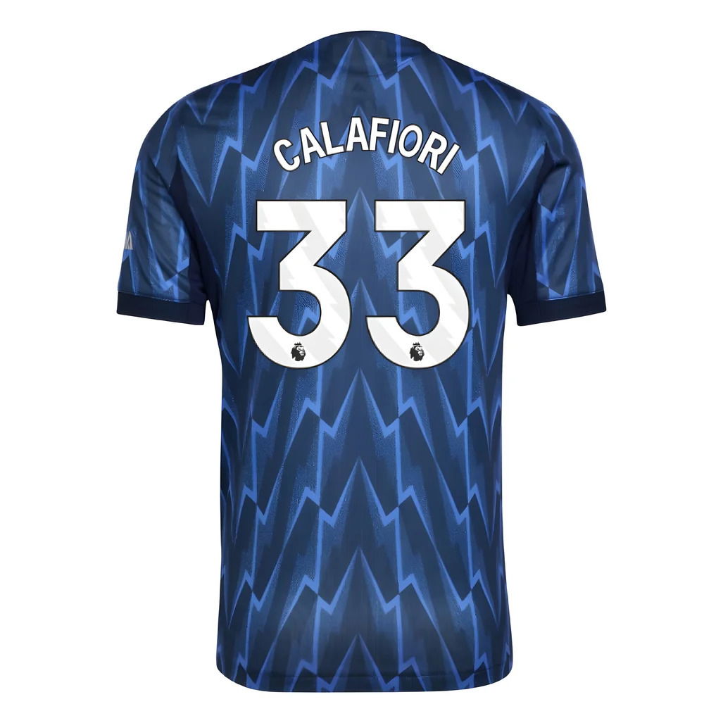 2025-2026 Arsenal Authentic Away Shirt (Calafiori 33)