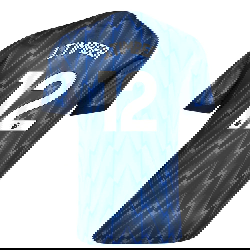 2025-2026 Arsenal Authentic Away Shirt (J.Timber 12)