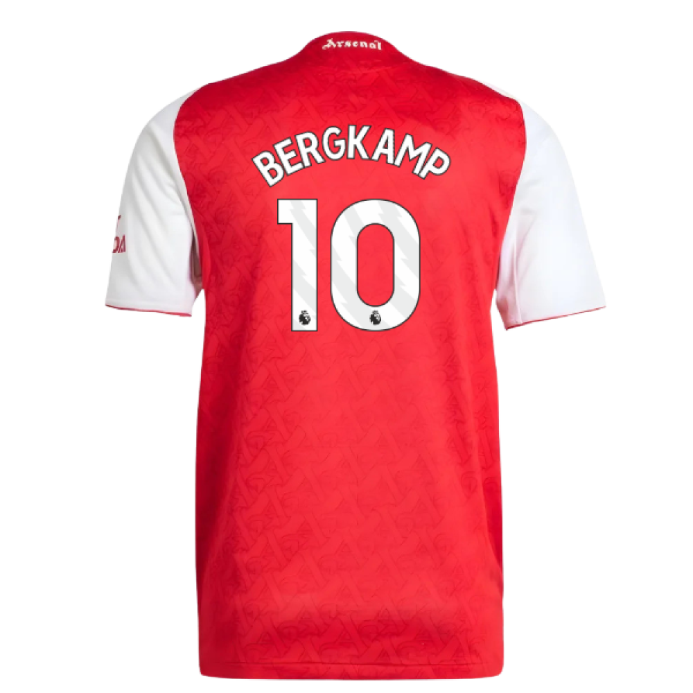 2025-2026 Arsenal Authentic Home Shirt (Bergkamp 10)