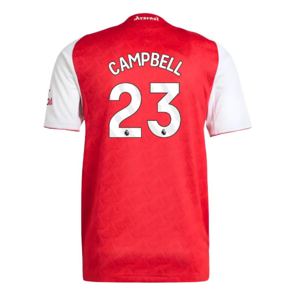2025-2026 Arsenal Authentic Home Shirt (Campbell 23)