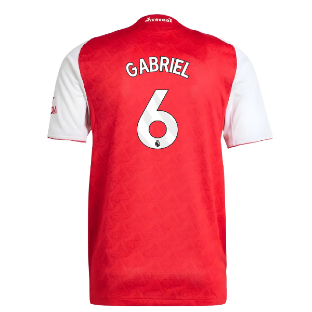 2025-2026 Arsenal Authentic Home Shirt (Gabriel 6)