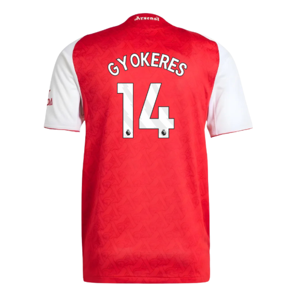 2025-2026 Arsenal Authentic Home Shirt (Gyokeres 14)