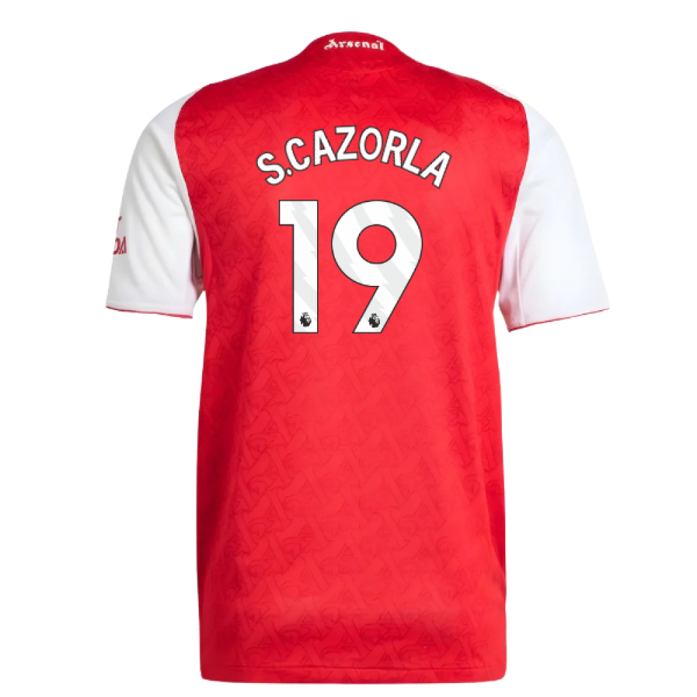 2025-2026 Arsenal Authentic Home Shirt (S.Cazorla 19)