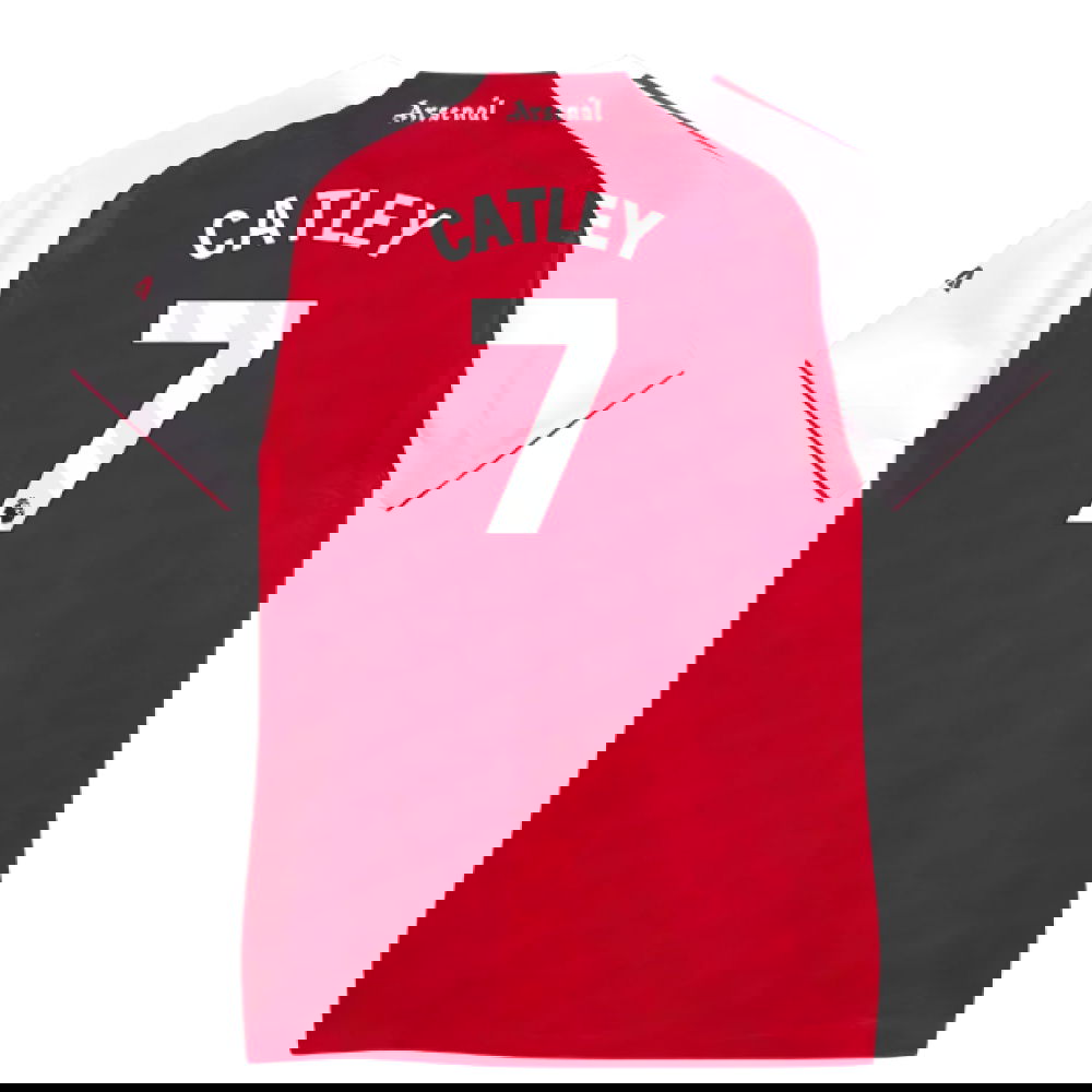 2025-2026 Arsenal Authentic Home Shirt (Womens) (Catley 7)