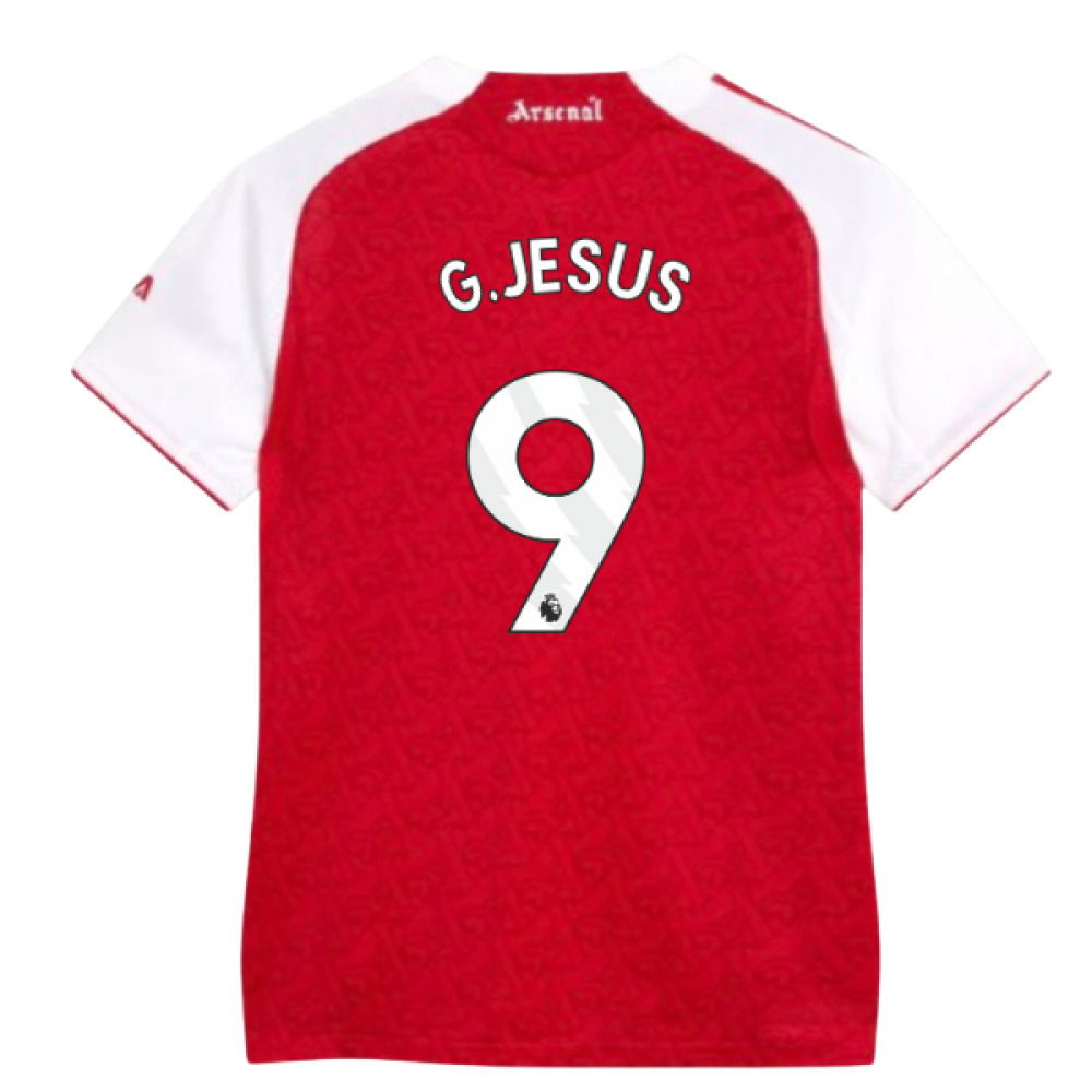 2025-2026 Arsenal Authentic Home Shirt (Womens) (G.Jesus 9)