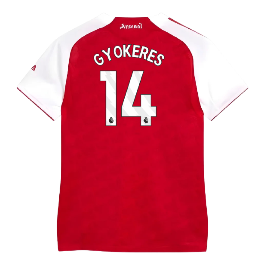 2025-2026 Arsenal Authentic Home Shirt (Womens) (Gyokeres 14)
