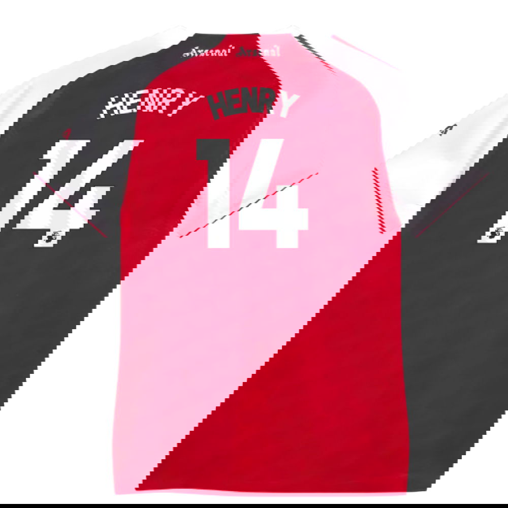 2025-2026 Arsenal Authentic Home Shirt (Womens) (Henry 14)