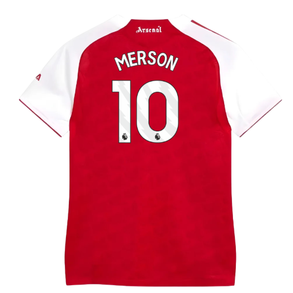 2025-2026 Arsenal Authentic Home Shirt (Womens) (Merson 10)
