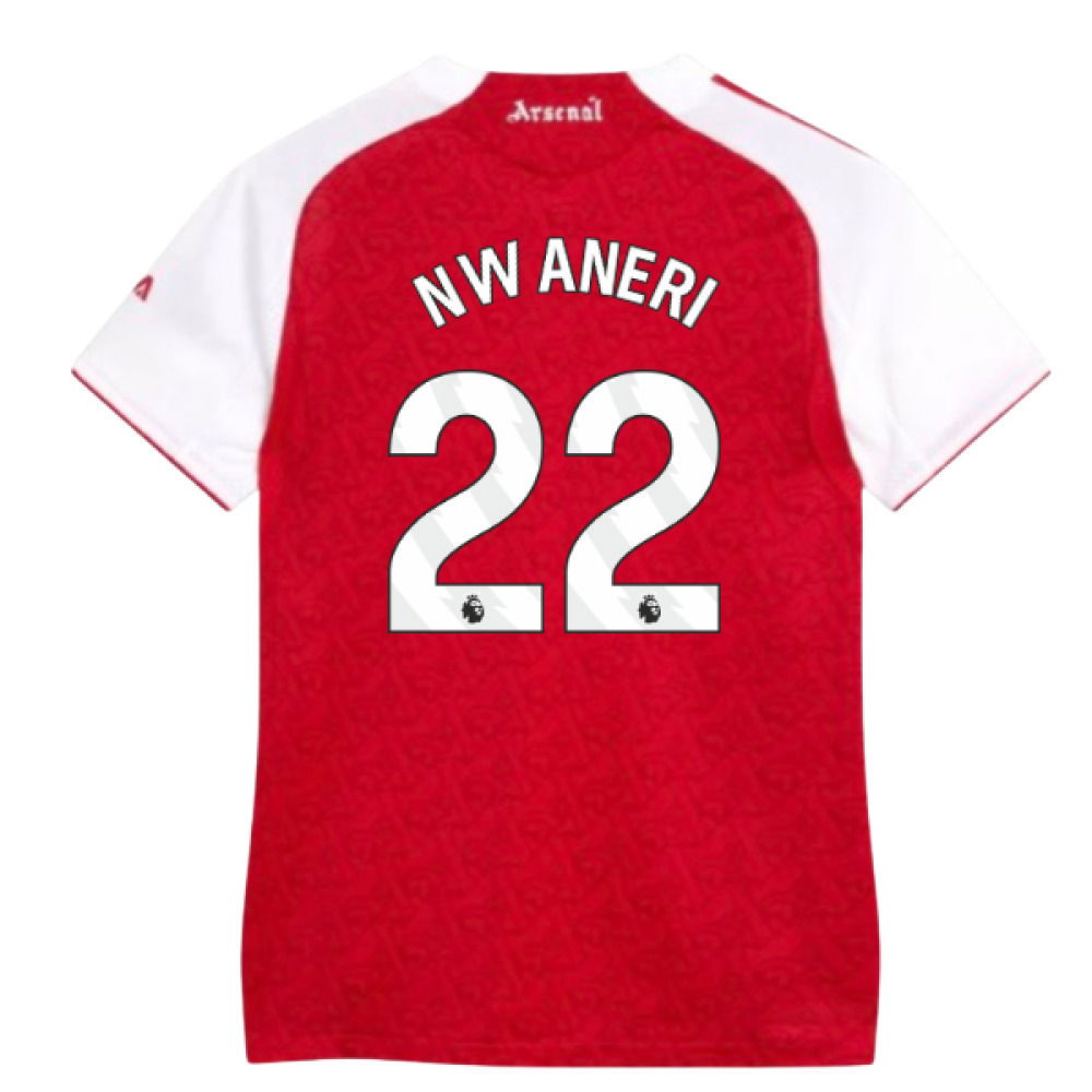 2025-2026 Arsenal Authentic Home Shirt (Womens) (Nwaneri 22)