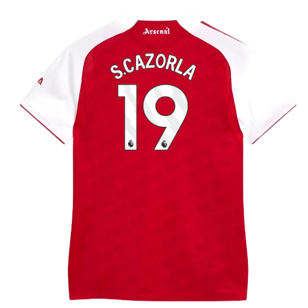 2025-2026 Arsenal Authentic Home Shirt (Womens) (S.Cazorla 19)