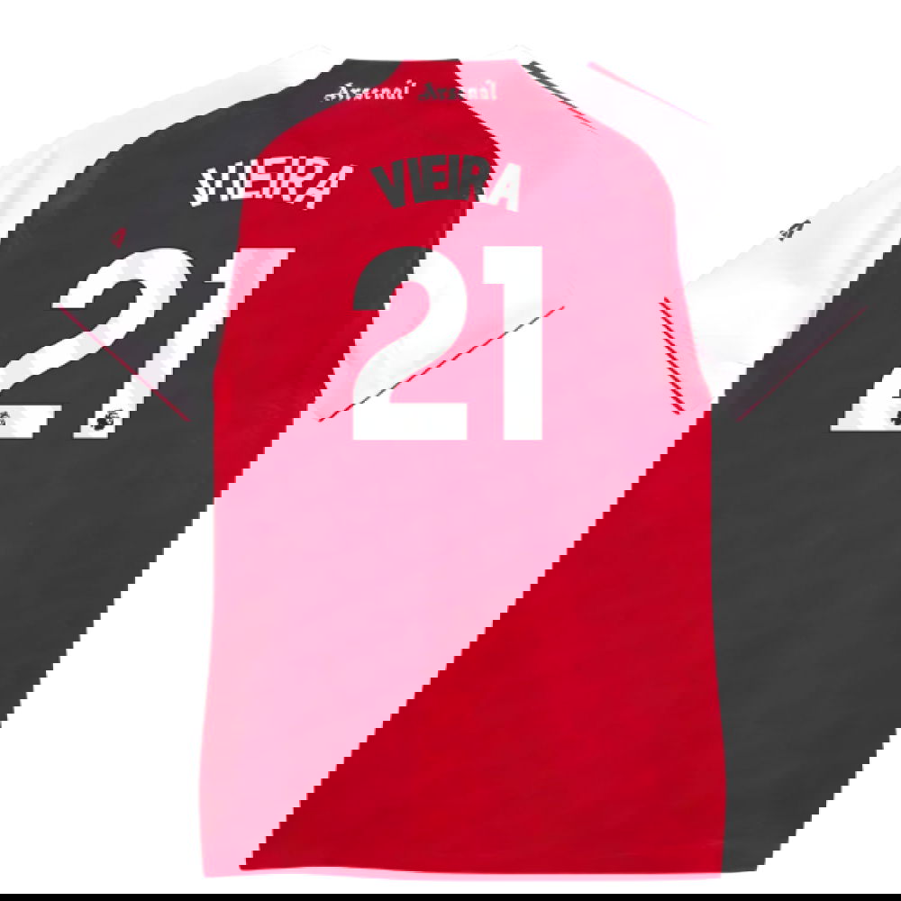 2025-2026 Arsenal Authentic Home Shirt (Womens) (Vieira 21)