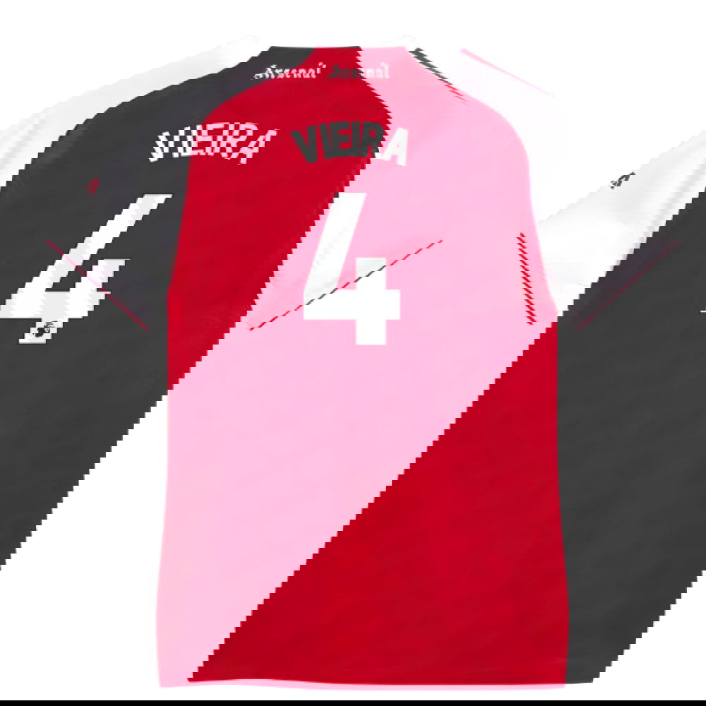 2025-2026 Arsenal Authentic Home Shirt (Womens) (Vieira 4)