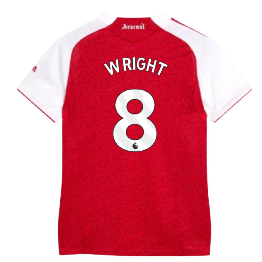 2025-2026 Arsenal Authentic Home Shirt (Womens) (Wright 8)