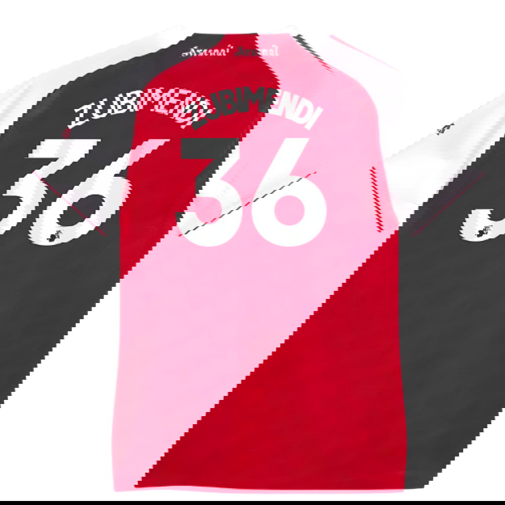 2025-2026 Arsenal Authentic Home Shirt (Womens) (Zubimendi 36)