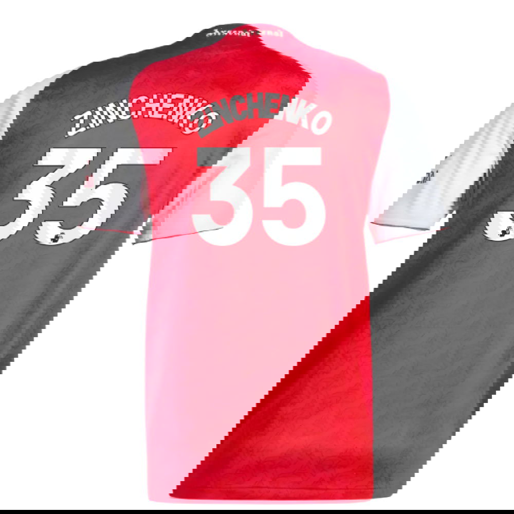 2025-2026 Arsenal Authentic Home Shirt (Zinchenko 35)