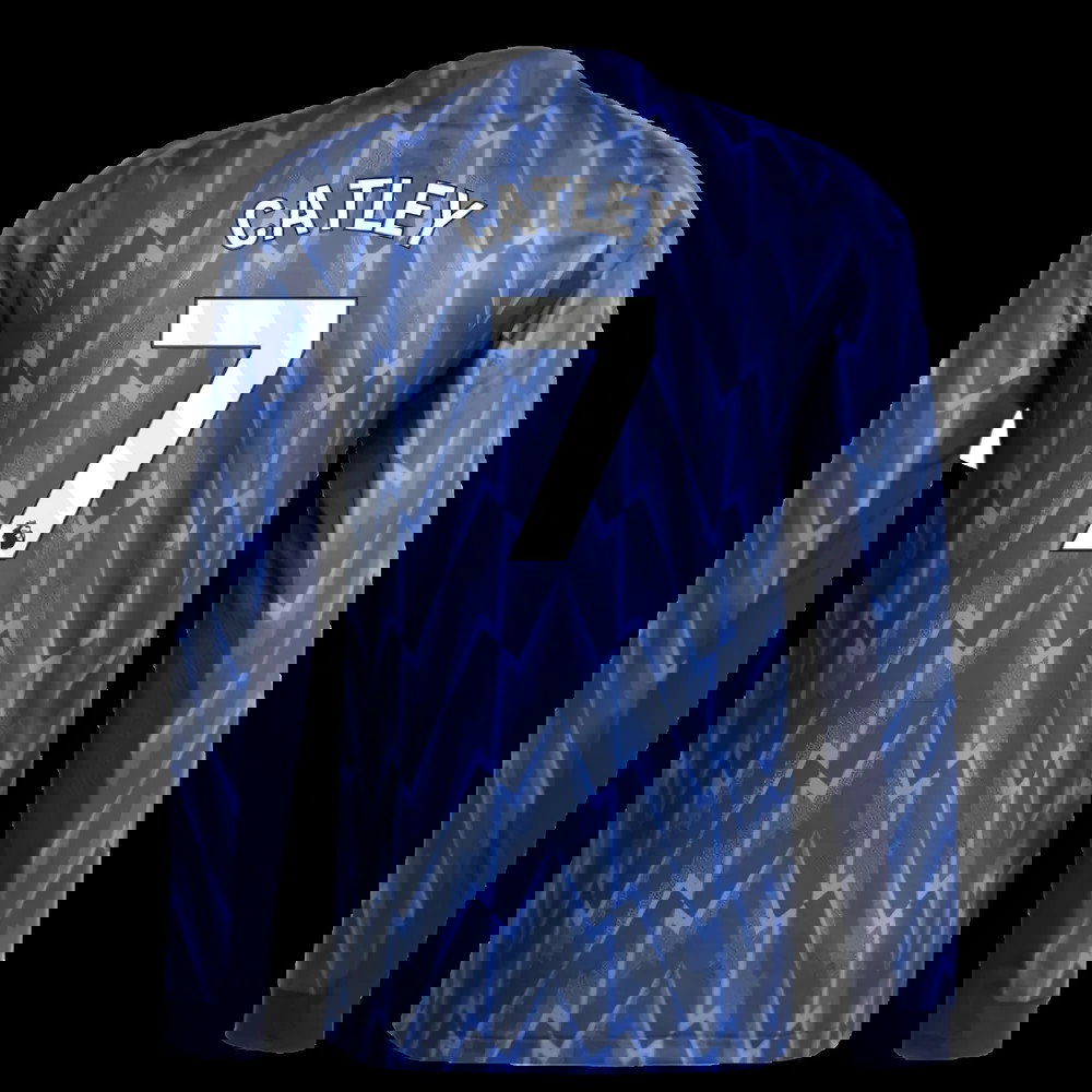 2025-2026 Arsenal Authentic Long Sleeve Away Shirt (Catley 7)