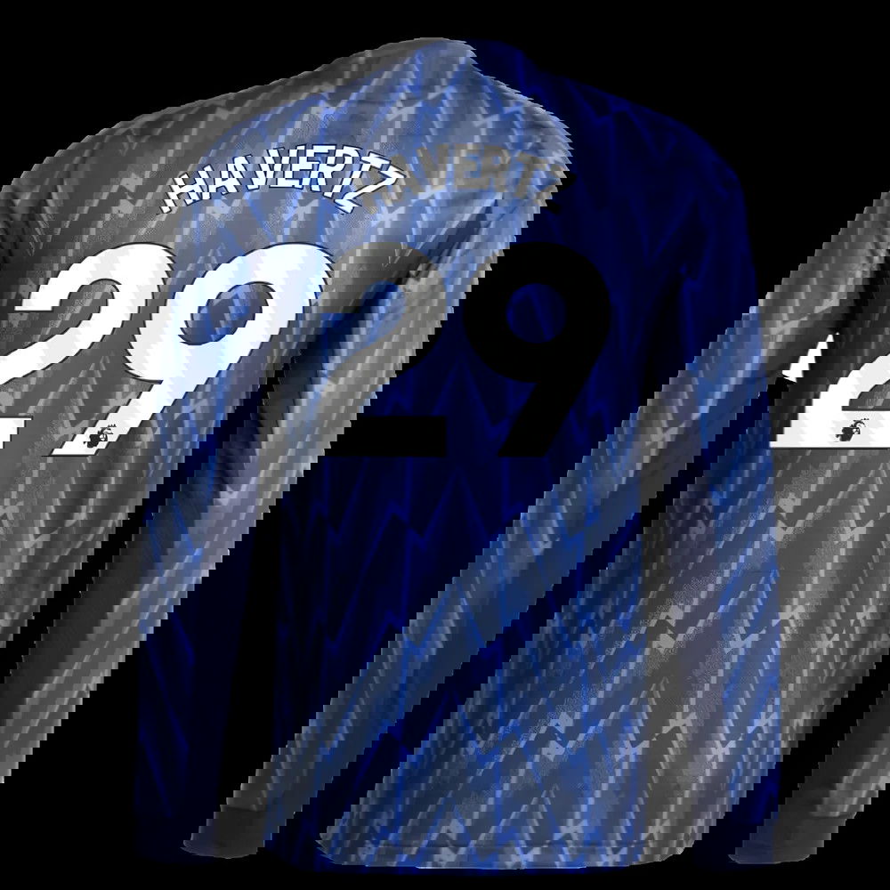 2025-2026 Arsenal Authentic Long Sleeve Away Shirt (Havertz 29)