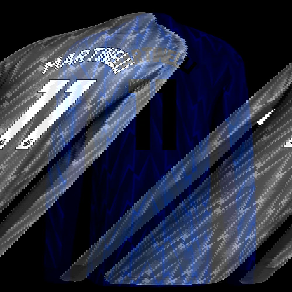 2025-2026 Arsenal Authentic Long Sleeve Away Shirt (Martinelli 11)