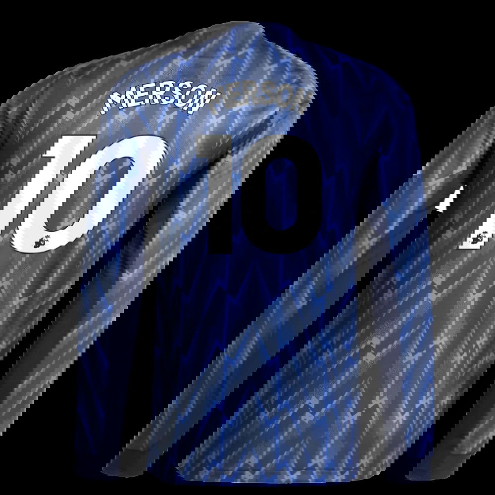 2025-2026 Arsenal Authentic Long Sleeve Away Shirt (Merson 10)