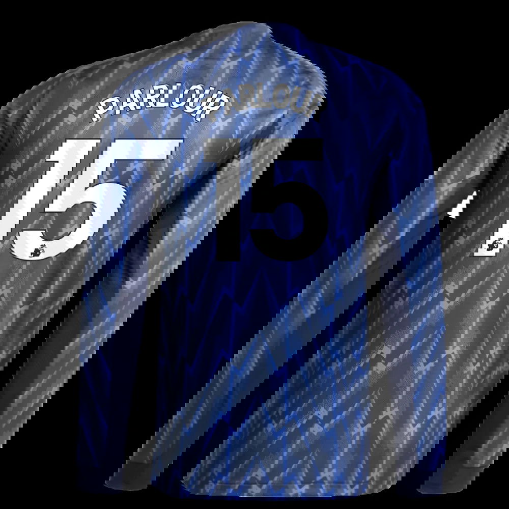 2025-2026 Arsenal Authentic Long Sleeve Away Shirt (Parlour 15)