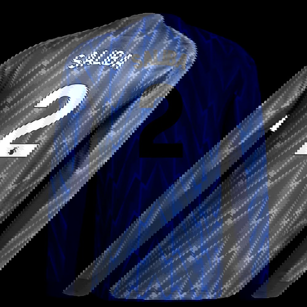 2025-2026 Arsenal Authentic Long Sleeve Away Shirt (Saliba 2)