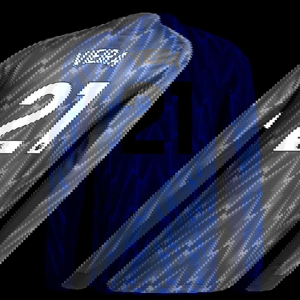 2025-2026 Arsenal Authentic Long Sleeve Away Shirt (Vieira 21)