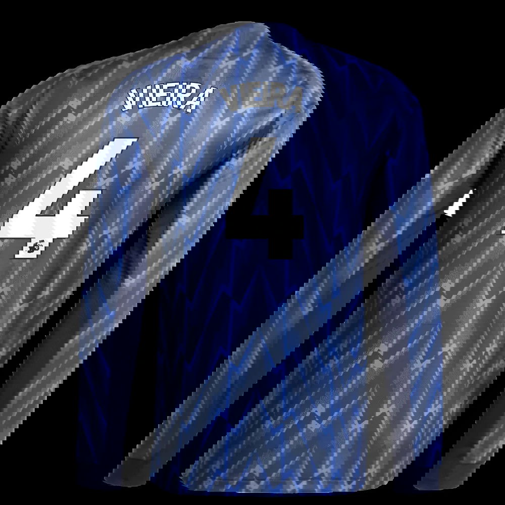 2025-2026 Arsenal Authentic Long Sleeve Away Shirt (Vieira 4)