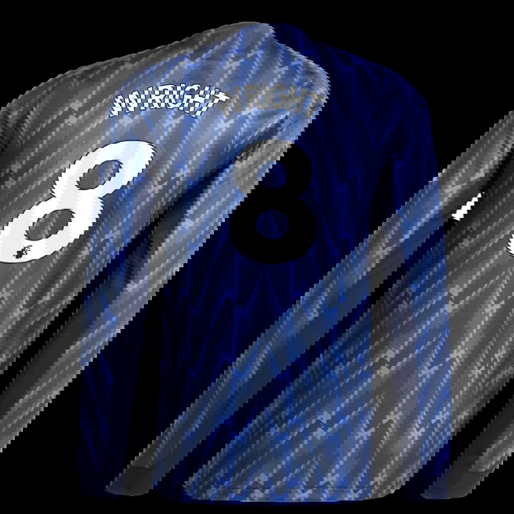 2025-2026 Arsenal Authentic Long Sleeve Away Shirt (Wright 8)