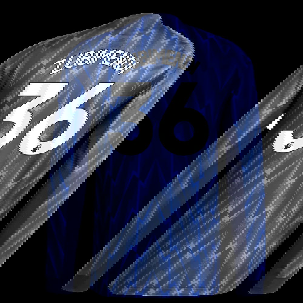 2025-2026 Arsenal Authentic Long Sleeve Away Shirt (Zubimendi 36)