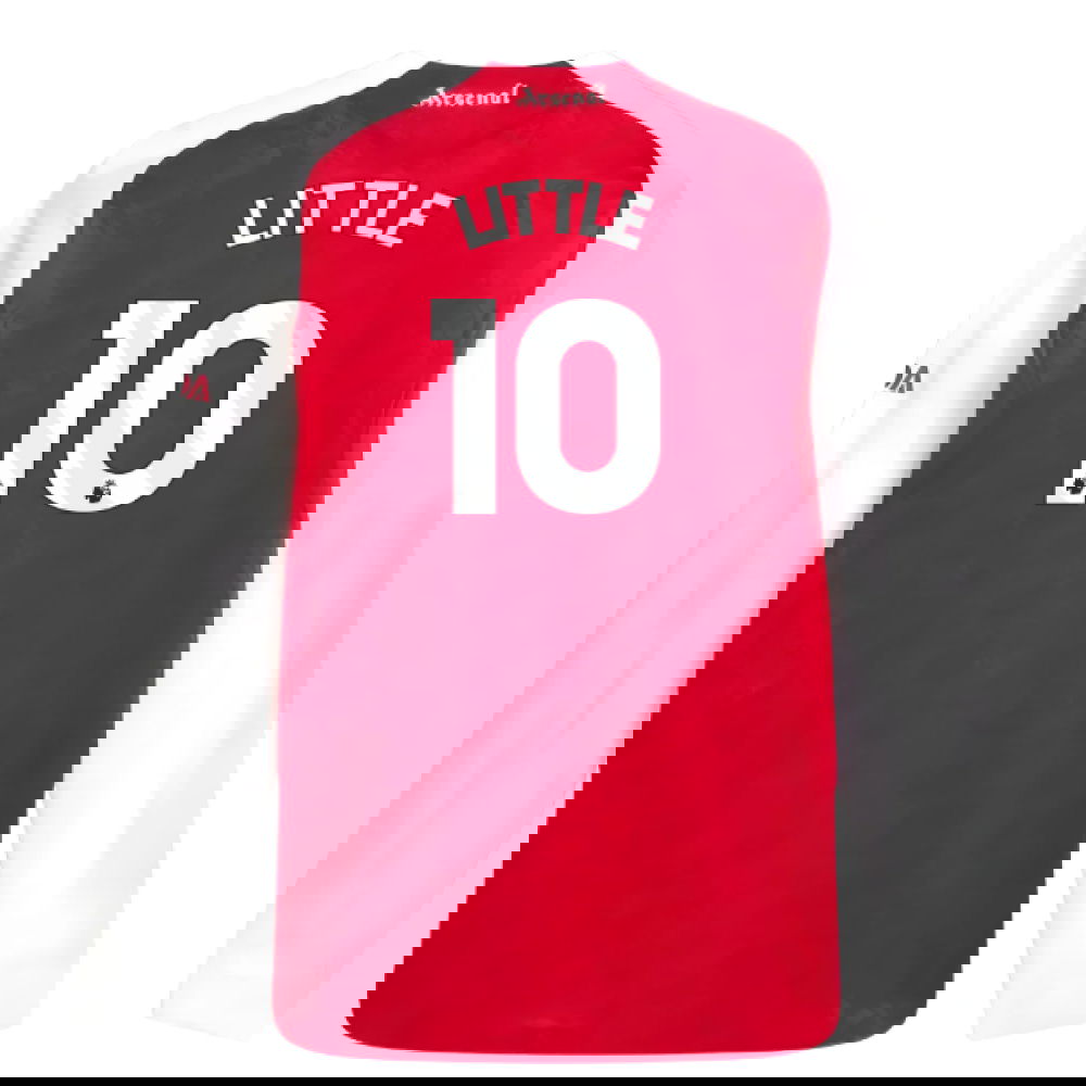 2025-2026 Arsenal Authentic Long Sleeve Home Shirt (Little 10)