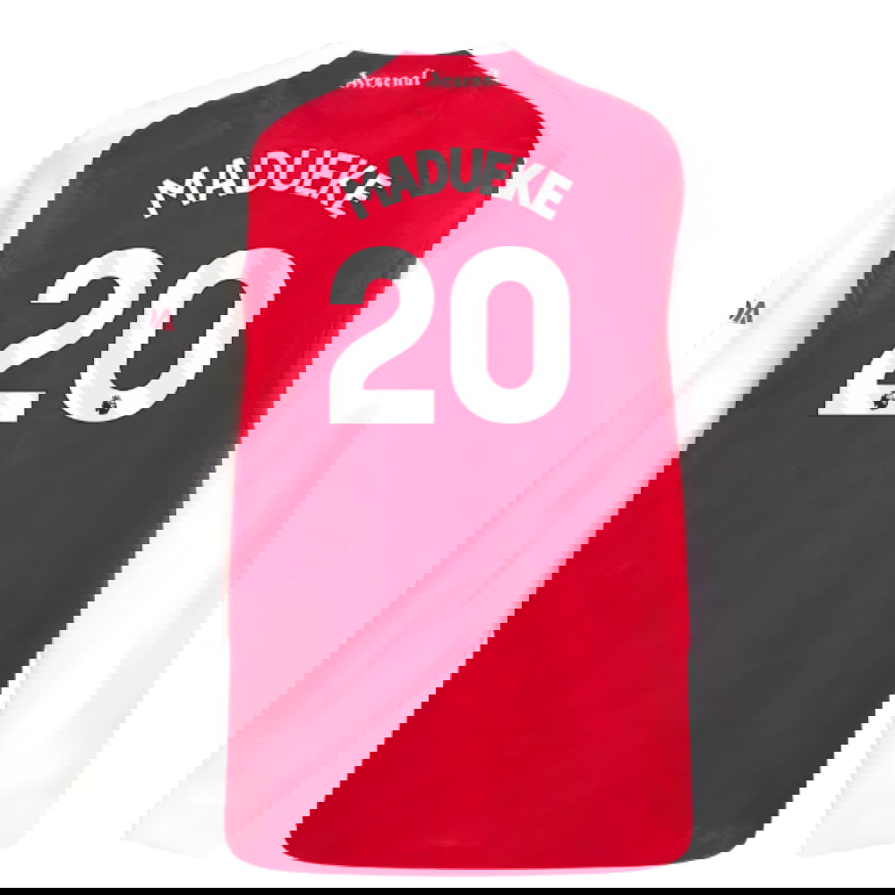 2025-2026 Arsenal Authentic Long Sleeve Home Shirt (Madueke 20)