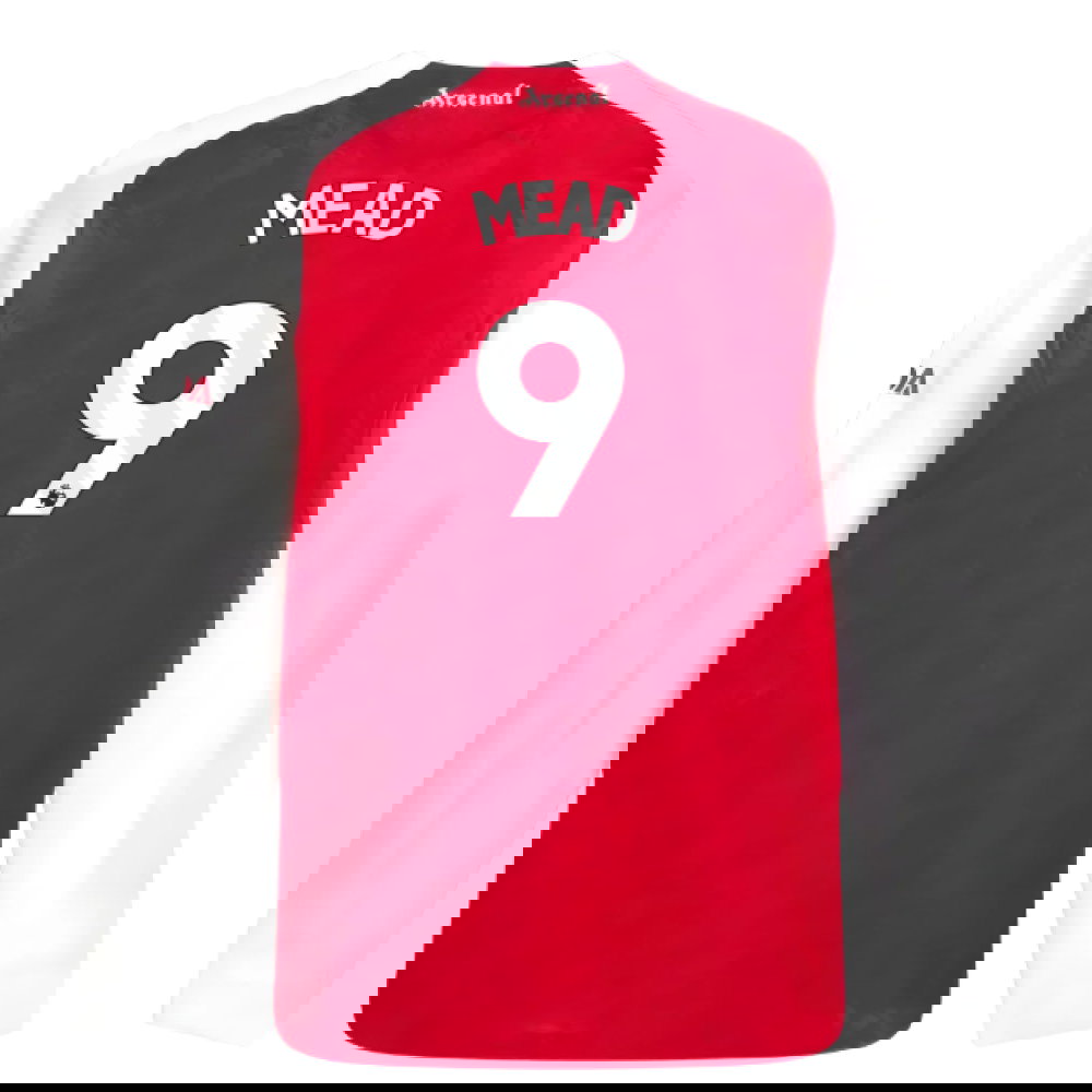 2025-2026 Arsenal Authentic Long Sleeve Home Shirt (Mead 9)