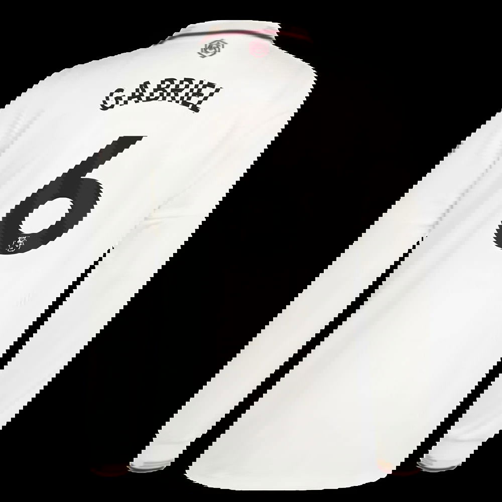 2025-2026 Arsenal Authentic Long Sleeve Third Shirt (Gabriel 6)