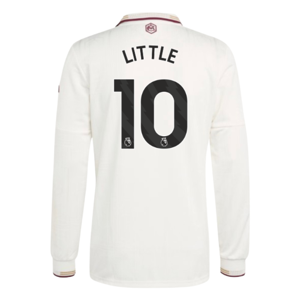 2025-2026 Arsenal Authentic Long Sleeve Third Shirt (Little 10)