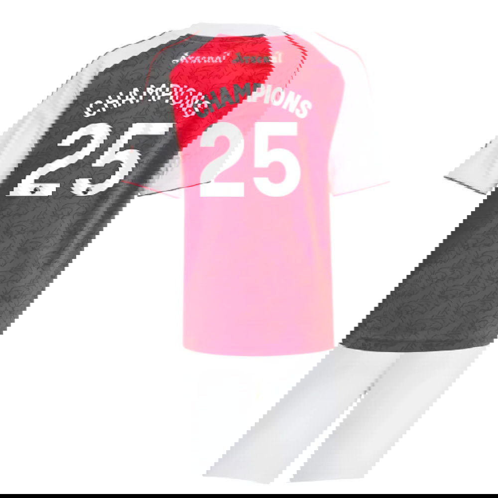 2025-2026 Arsenal Home Mini Kit (Champions 25)
