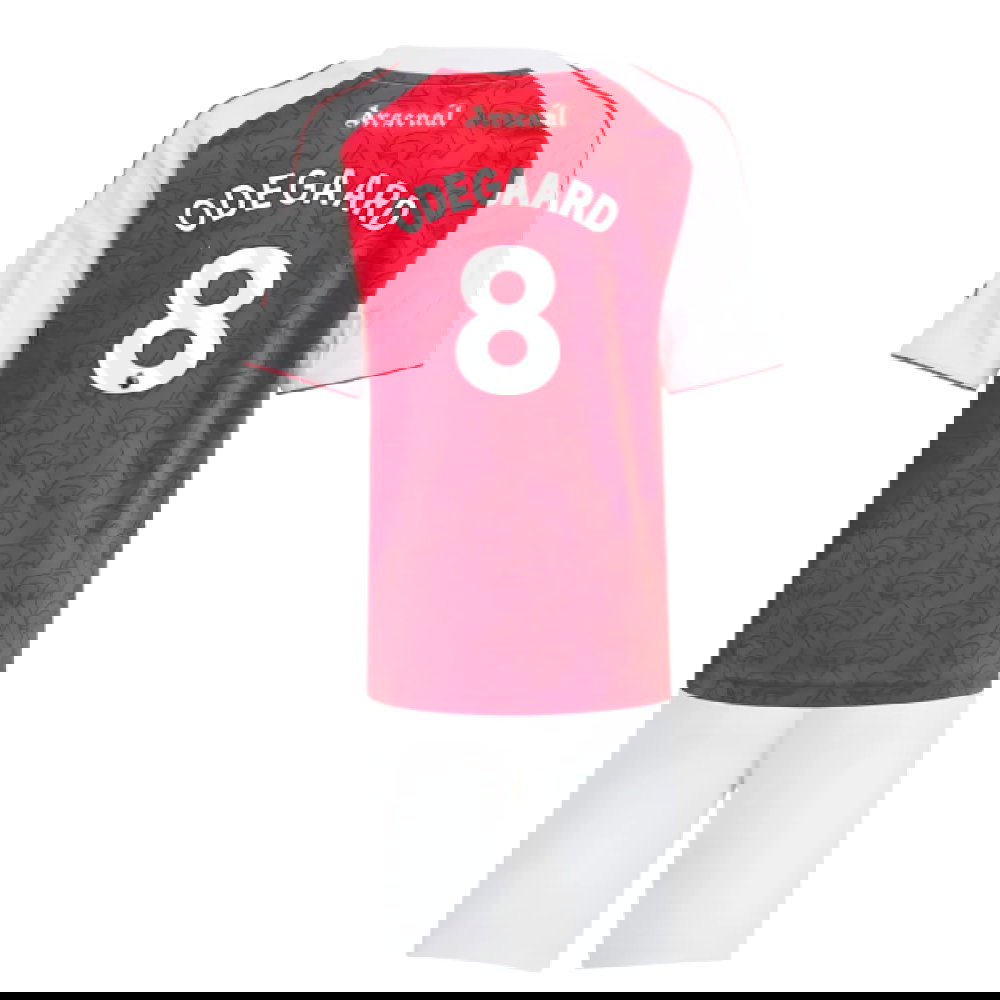 2025-2026 Arsenal Home Mini Kit (Odegaard 8)