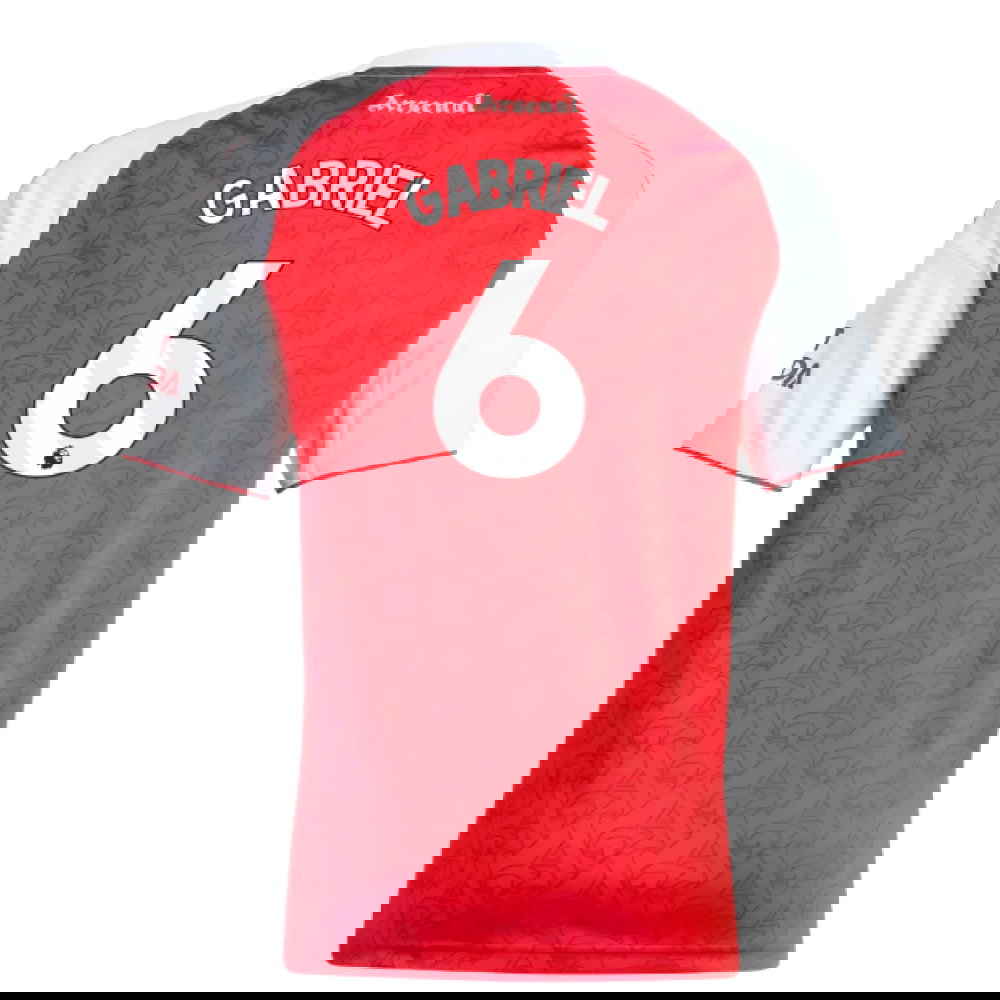 2025-2026 Arsenal Home Shirt (Kids) (Gabriel 6)