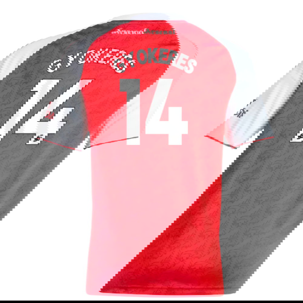 2025-2026 Arsenal Home Shirt (Kids) (Gyokeres 14)