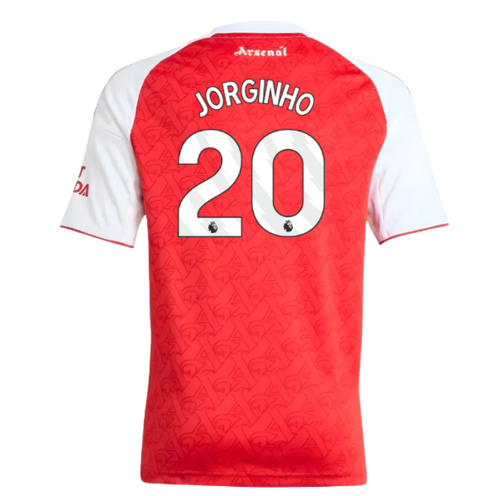 2025-2026 Arsenal Home Shirt (Kids) (Jorginho 20)
