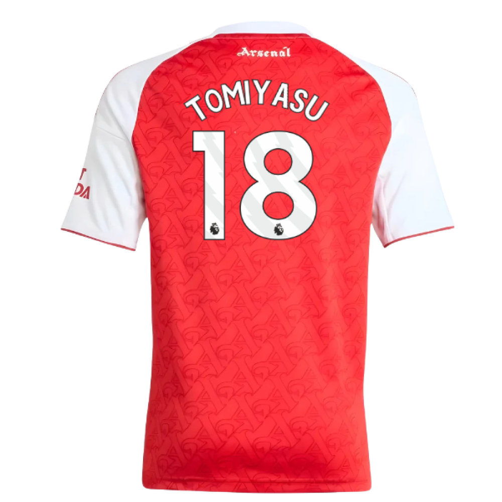 2025-2026 Arsenal Home Shirt (Kids) (Tomiyasu 18)
