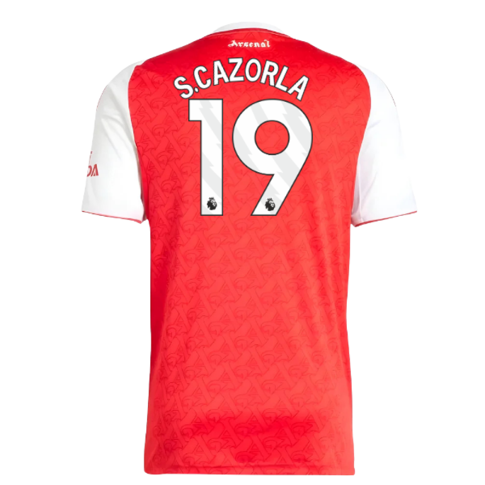 2025-2026 Arsenal Home Shirt (S.Cazorla 19)