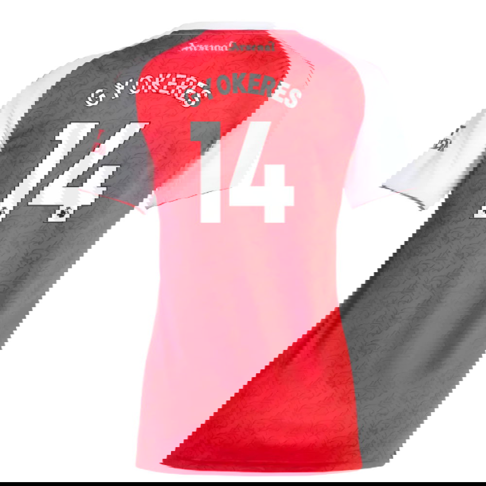 2025-2026 Arsenal Home Shirt (Womens) (Gyokeres 14)