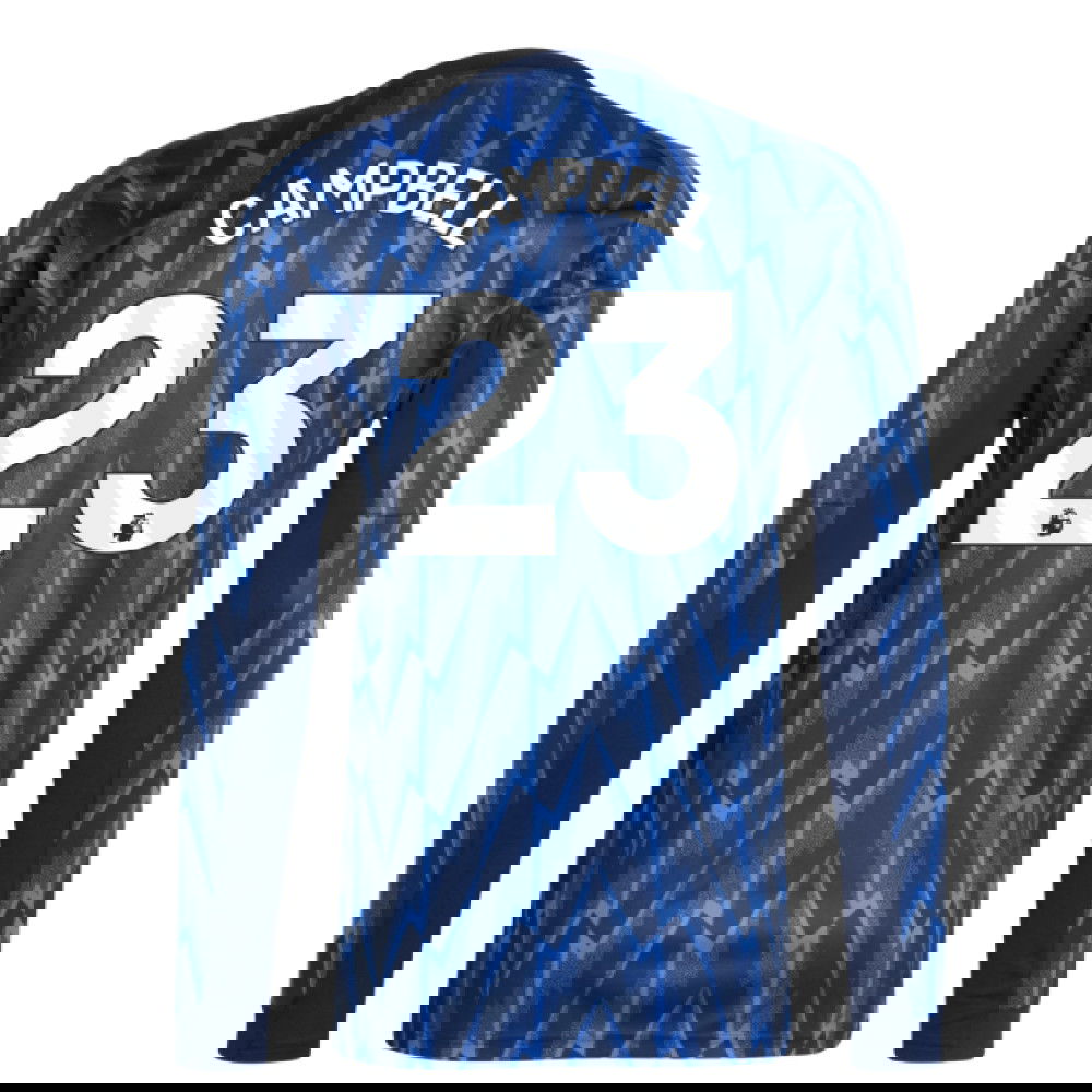 2025-2026 Arsenal Long Sleeve Away Shirt (Campbell 23)