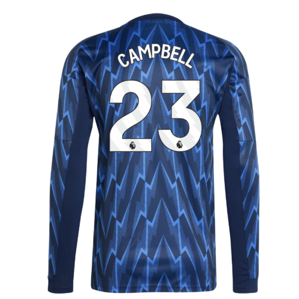 2025-2026 Arsenal Long Sleeve Away Shirt (Campbell 23)