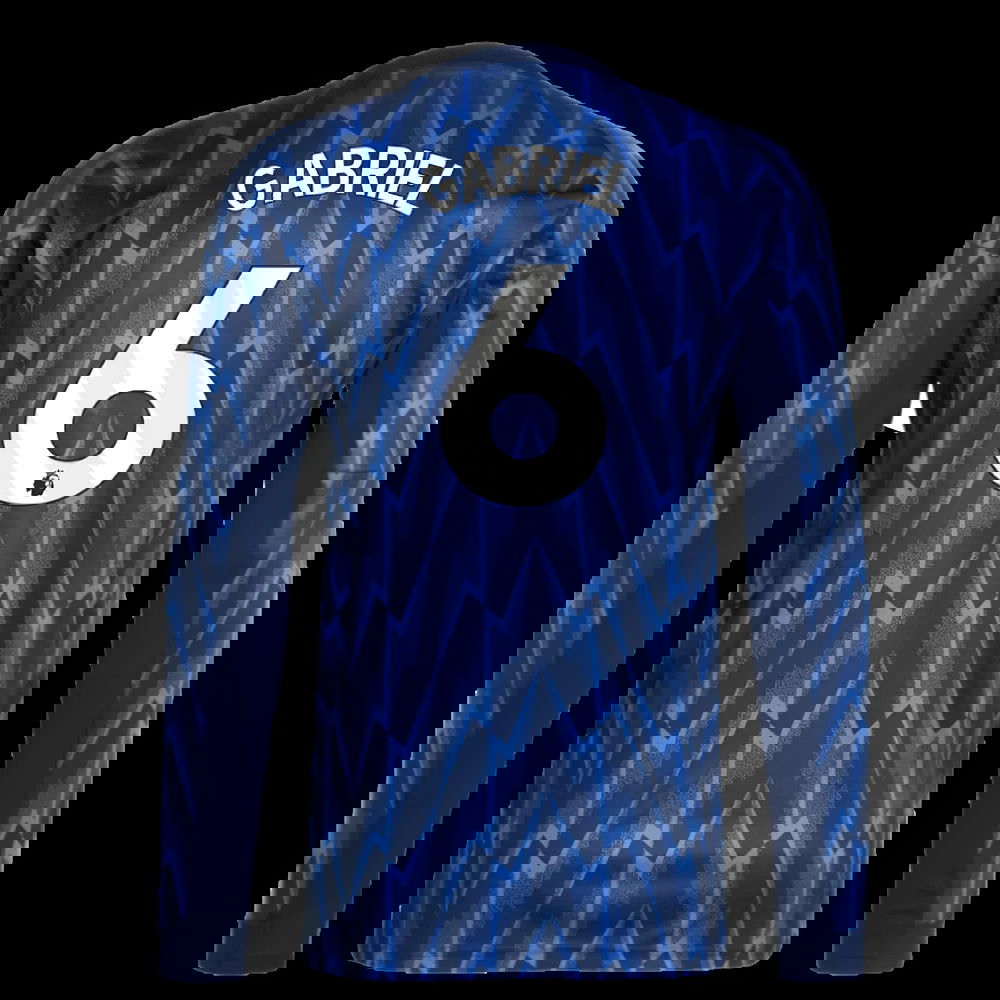 2025-2026 Arsenal Long Sleeve Away Shirt (Gabriel 6)