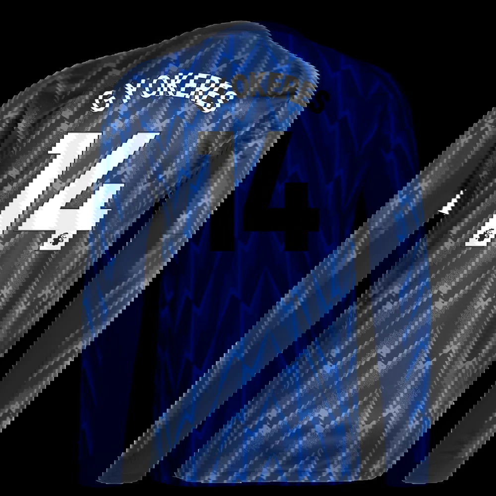 2025-2026 Arsenal Long Sleeve Away Shirt (Gyokeres 14)