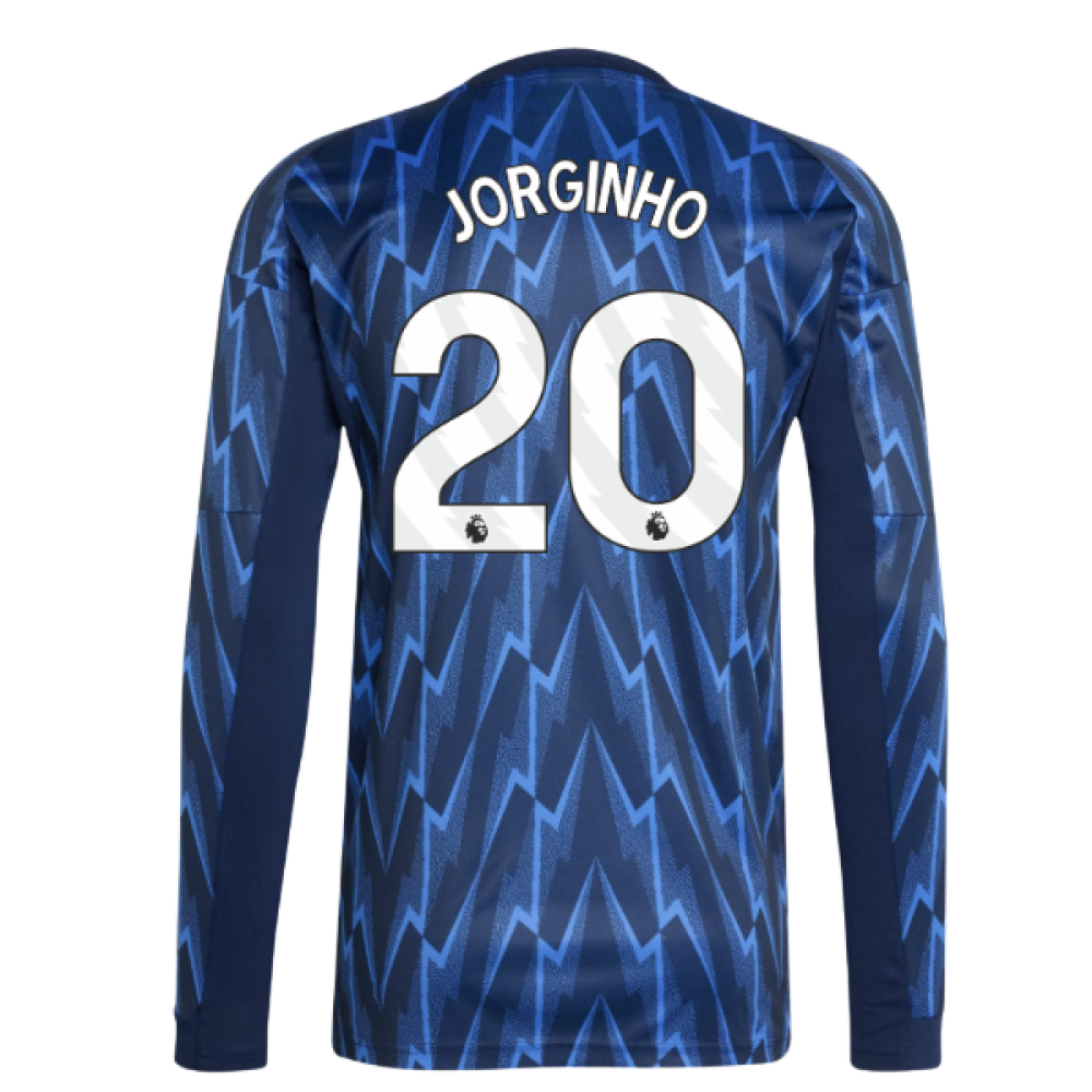 2025-2026 Arsenal Long Sleeve Away Shirt (Jorginho 20)